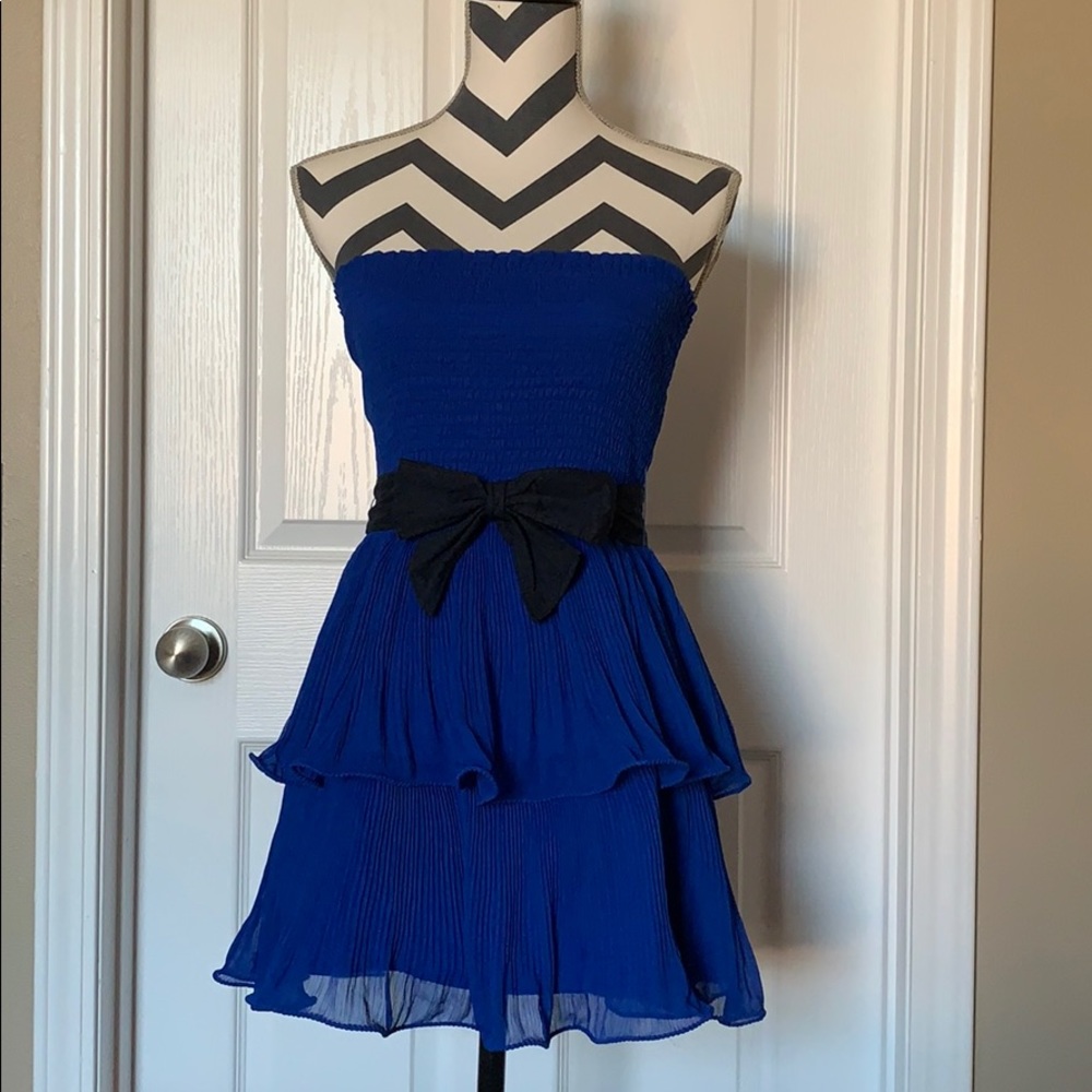 Royal blue summer dress
